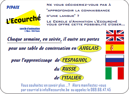 Cours de langues