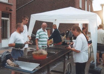 Barbecue et sandwiches